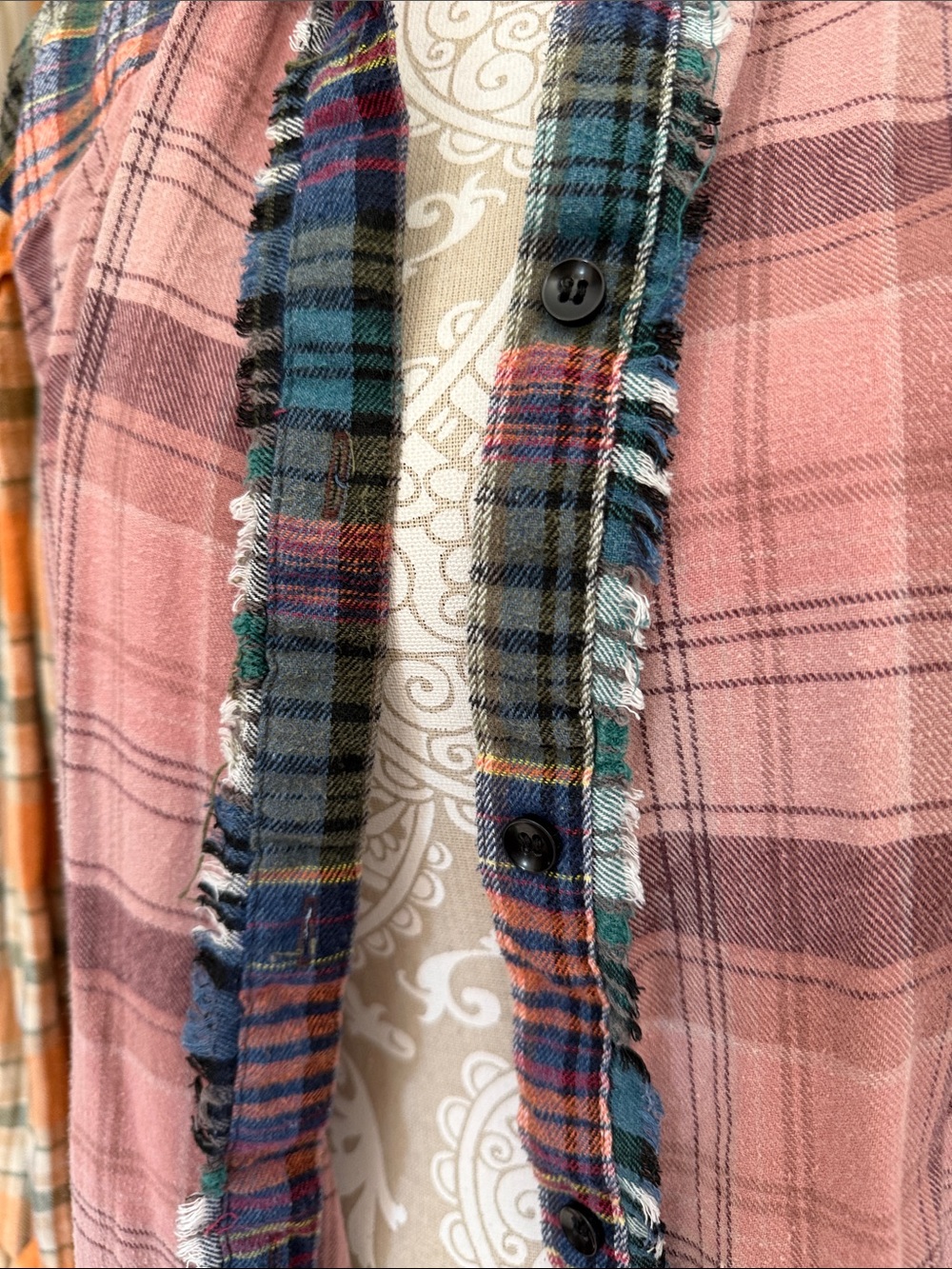 Natural Life patchwork button up - Picture 3 of 6